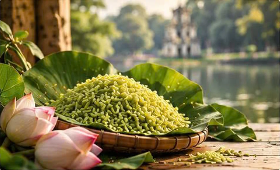 Cốm Mễ Trì – thức quà xanh đi qua những mùa thu Hà Nội